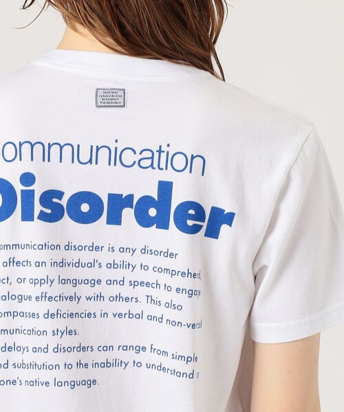 TANGTANG(タンタン)の「TANGTANG DISORDER Tシャツ(Tシャツ/カットソー・レディース・ホワイト・S)」の7枚目の写真
