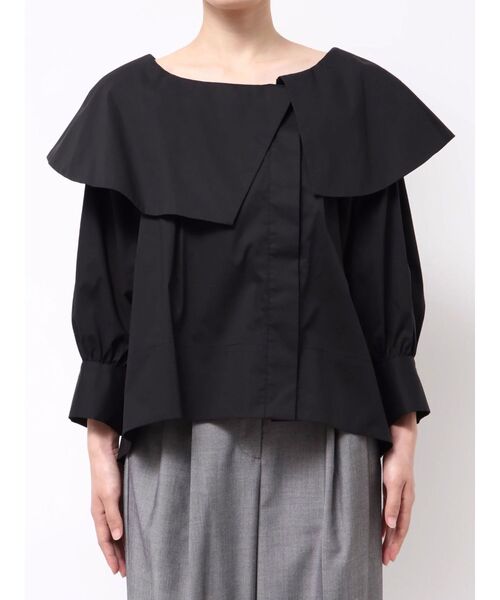 ELENDEEK（エレンディーク）の「マルチネックブラウス【セットアップ対応】（シャツ/ブラウス・レディース・ブラック/オフホワイト/ブルー・FREE）」の13枚目の写真