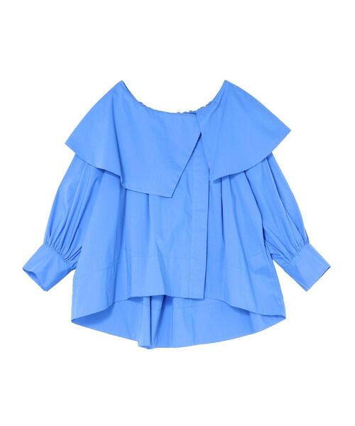 ELENDEEK（エレンディーク）の「マルチネックブラウス【セットアップ対応】（シャツ/ブラウス・レディース・ブラック/オフホワイト/ブルー・FREE）」の8枚目の写真