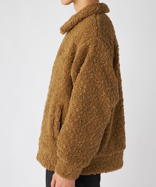 Kappa（カッパ）の「ボアフリースジャケット（その他アウター・メンズ・ブラウン系その他/ブラック・X-LARGE/LARGE/MEDIUM）」の3枚目の写真