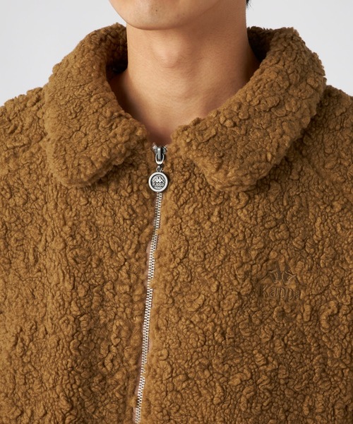 Kappa（カッパ）の「ボアフリースジャケット（その他アウター・メンズ・ブラウン系その他/ブラック・X-LARGE/LARGE/MEDIUM）」の5枚目の写真