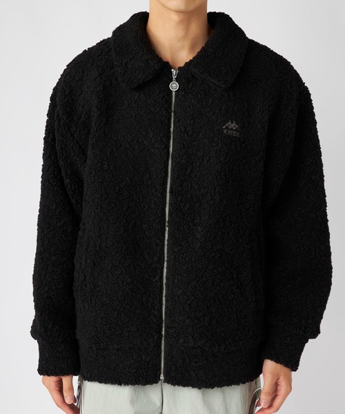 Kappa（カッパ）の「ボアフリースジャケット（その他アウター・メンズ・ブラウン系その他/ブラック・X-LARGE/LARGE/MEDIUM）」の8枚目の写真