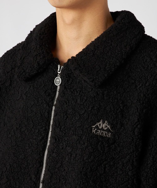 Kappa（カッパ）の「ボアフリースジャケット（その他アウター・メンズ・ブラウン系その他/ブラック・X-LARGE/LARGE/MEDIUM）」の11枚目の写真