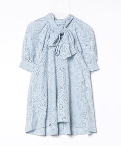 サニークラウズ ponさんのシャンブレーワンピース