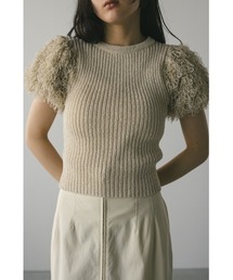 STYLEMIXER | フリンジスリーブニットトップ(ニット/セーター)