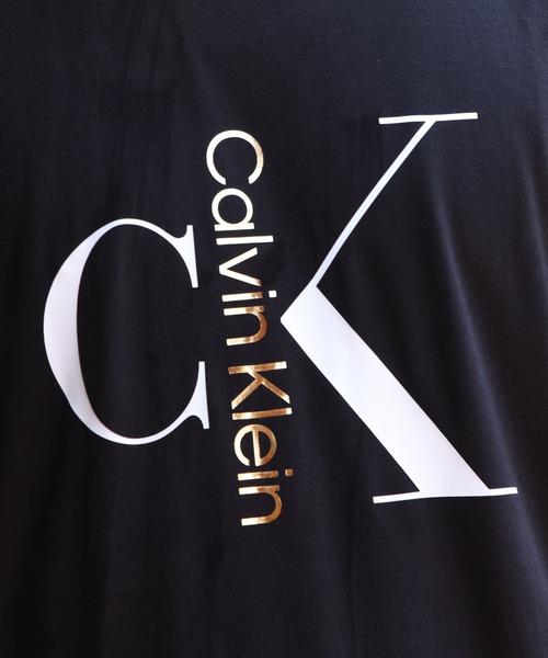 Calvin Klein(カルバン・クライン)の「Calvin Klein モノグラム半袖Tシャツ(Tシャツ/カットソー・メンズ・ホワイト系その他/ブラック・SMALL/MEDIUM/LARGE/X-LARGE)」の11枚目の写真