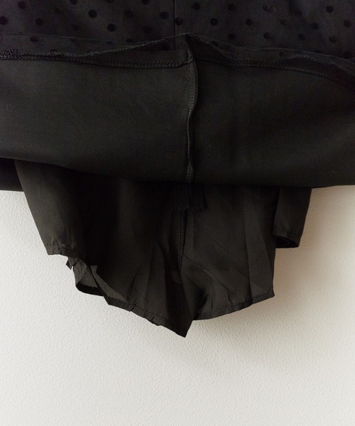 BLANK　（ブランク）の「Dot Mini Skirt / ドット柄 ミニスカート（スカート・レディース・ブラック/グレー/ホワイト・FREE）」の16枚目の写真