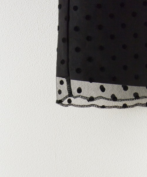 BLANK　（ブランク）の「Dot Mini Skirt / ドット柄 ミニスカート（スカート・レディース・ブラック/グレー/ホワイト・FREE）」の14枚目の写真