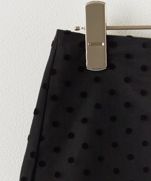 BLANK　（ブランク）の「Dot Mini Skirt / ドット柄 ミニスカート（スカート・レディース・ブラック/グレー/ホワイト・FREE）」の13枚目の写真