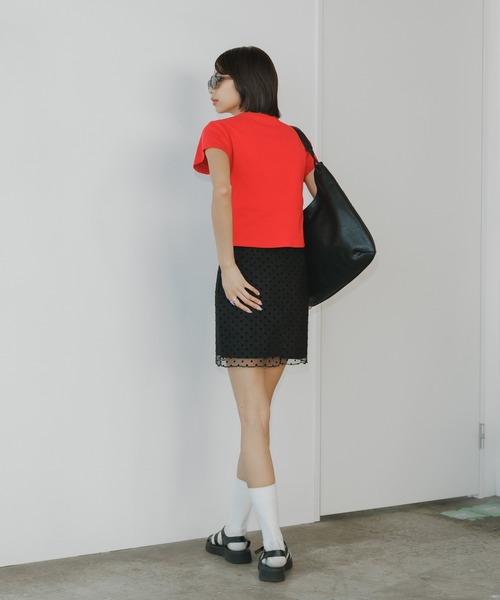 セール】Dot Mini Skirt / ドット柄 ミニスカート（スカート）｜BLANK