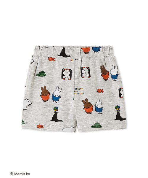 Dick Bruna ベビモコパーカ＆ショートパンツセット ミッフィー gelato pique ベビモコパーカ＆ショートパンツセット ミッフィー