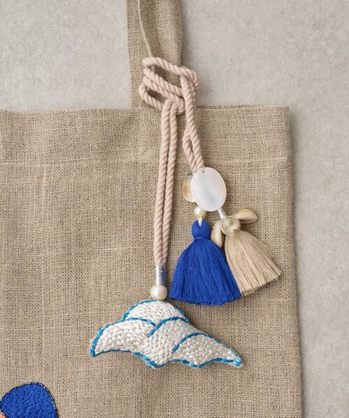 BEARDSLEY（ビアズリー）の「《CITRUS》ヨガガール刺繍トート（トートバッグ・レディース・ベージュ・FREE）」の14枚目の写真