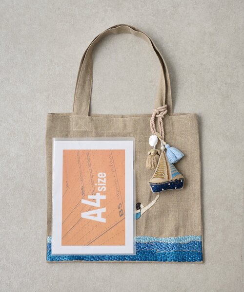 BEARDSLEY（ビアズリー）の「《CITRUS》ヨガガール刺繍トート