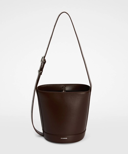 JIL SANDER（ジルサンダー）の「CANNOLO BUCKET（ショルダーバッグ・レディース・ブラック/グレー系/パープル系/ベージュ/ライトブラウン/ブラウン・UNI）」の3枚目の写真