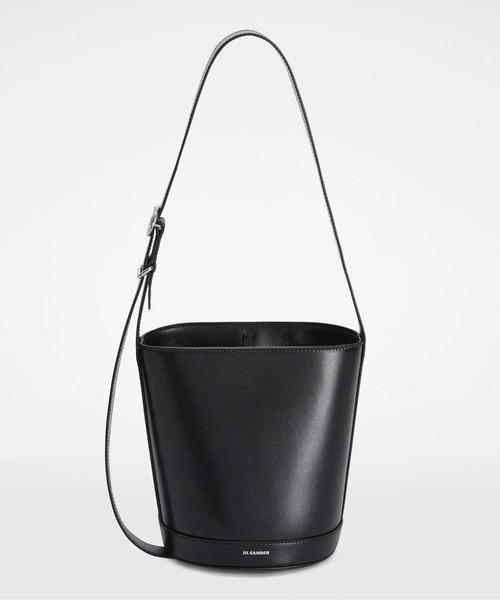JIL SANDER(ジルサンダー)の「CANNOLO BUCKET(ショルダーバッグ・レディース・ブラック/グレー系/パープル系・UNI)」の1枚目の写真