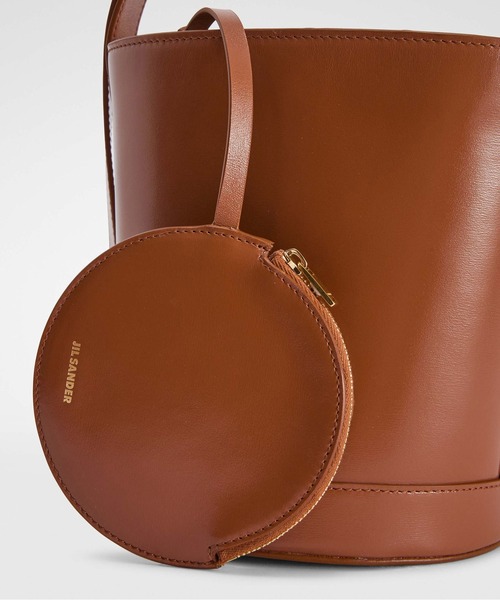JIL SANDER（ジルサンダー）の「CANNOLO BUCKET（ショルダーバッグ・レディース・ブラック/グレー系/パープル系/ベージュ/ライトブラウン/ブラウン・UNI）」の12枚目の写真