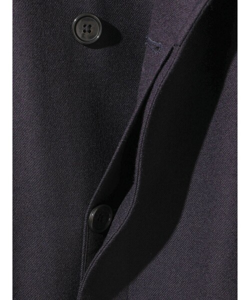MIDIUMISOLID(ミディウミソリッド)の「MIDIUMISOLID Men’s ウールサージロングコート(その他アウター・メンズ・ブラック/ネイビー・48)」の14枚目の写真