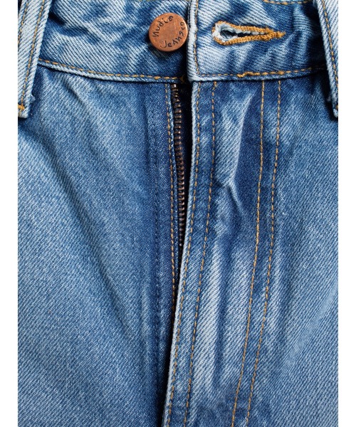Nudie Jeans(ヌーディージーンズ)の「Nudie Jeans/ヌーディージーンズ Clean Eileen / ワイドストレートジーンズ / Vintage Dreams / レングス28(デニムパンツ・レディース・インディゴブルー・24inch/25inch/26inch/27inch/28inch)」の7枚目の写真