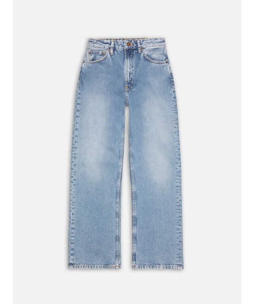 Nudie Jeans(ヌーディージーンズ)の「Nudie Jeans/ヌーディージーンズ Clean Eileen / ワイドストレートジーンズ / Vintage Dreams / レングス28(デニムパンツ・レディース・インディゴブルー・24inch/25inch/26inch/27inch/28inch)」の5枚目の写真