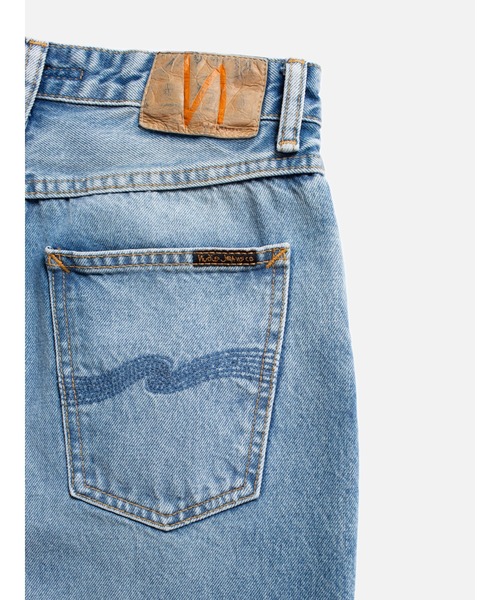 Nudie Jeans(ヌーディージーンズ)の「Nudie Jeans/ヌーディージーンズ Clean Eileen / ワイドストレートジーンズ / Vintage Dreams / レングス28(デニムパンツ・レディース・インディゴブルー・24inch/25inch/26inch/27inch/28inch)」の10枚目の写真