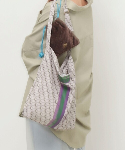 grace grace （グラスグラス）の「【grace grace/グラスグラス】アイビーモノグラムサブバッグ M（ショルダーバッグ・レディース・パープル系その他/ブルー系その他/イエロー系その他・FREE）」の13枚目の写真