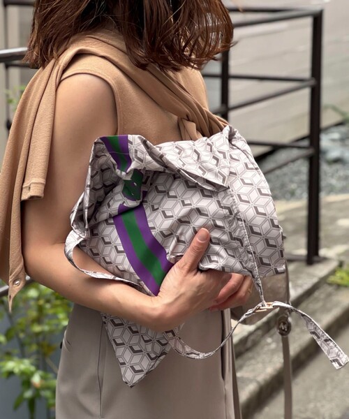 grace grace （グラスグラス）の「【grace grace/グラスグラス】アイビーモノグラムサブバッグ M（ショルダーバッグ・レディース・パープル系その他/ブルー系その他/イエロー系その他・FREE）」の21枚目の写真