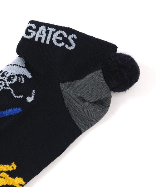 PEARLY GATES(パーリーゲイツ)の「【PEARLY GATES】Take it Easy & BALLくん梵天付きアンクルソックス (LADIES)(ソックス/靴下・レディース・ネイビー/ホワイト・FREE)」の4枚目の写真