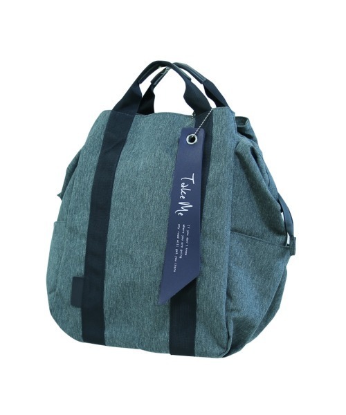 BACKYARD FAMILY(バックヤードファミリー)の「Take Me 3Layer Daypack2(バックパック/リュック・レディース・カーキ/グレー/ネイビー/ベージュ/ブラック・FREE)」の5枚目の写真