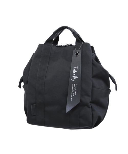 BACKYARD FAMILY(バックヤードファミリー)の「Take Me 3Layer Daypack2(バックパック/リュック・レディース・カーキ/グレー/ネイビー/ベージュ/ブラック・FREE)」の2枚目の写真