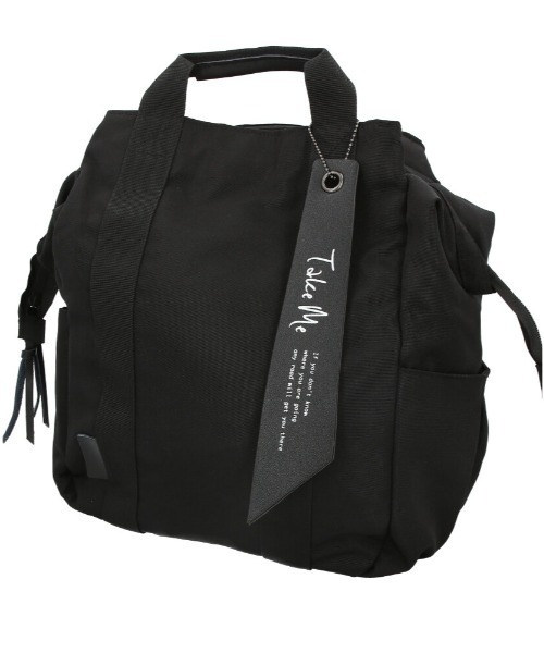 BACKYARD FAMILY(バックヤードファミリー)の「Take Me 3Layer Daypack2(バックパック/リュック・レディース・カーキ/グレー/ネイビー/ベージュ/ブラック・FREE)」の7枚目の写真