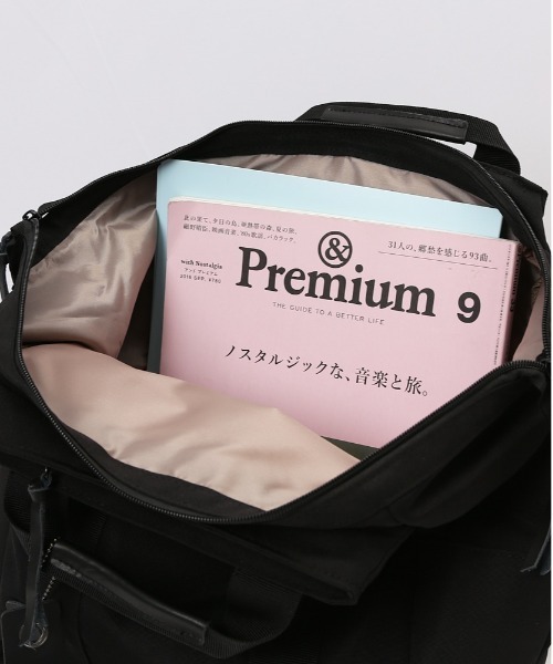 BACKYARD FAMILY(バックヤードファミリー)の「Take Me 3Layer Daypack2(バックパック/リュック・レディース・カーキ/グレー/ネイビー/ベージュ/ブラック・FREE)」の12枚目の写真