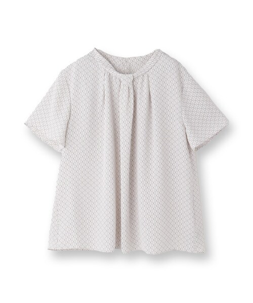 INDIVI（インディヴィ）の「【UVケア】モノグラム ボウタイデザインブラウス（シャツ/ブラウス・レディース・ベージュ系その他3/ホワイト系3/ホワイト・40/38/36/19/15 /13/05/03）」の17枚目の写真