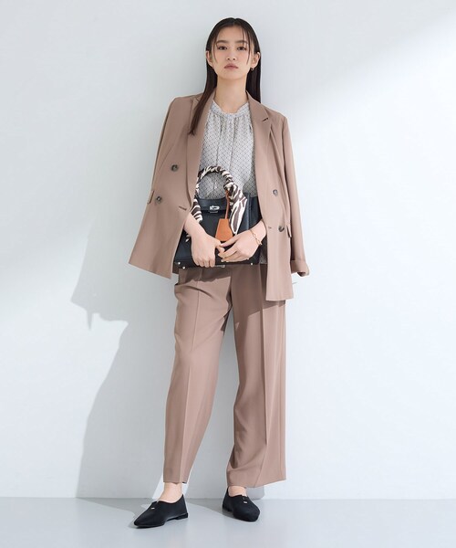 INDIVI（インディヴィ）の「【UVケア】モノグラム ボウタイデザインブラウス（シャツ/ブラウス・レディース・ベージュ系その他3/ホワイト系3/ホワイト・40/38/36/19/15 /13/05/03）」の11枚目の写真