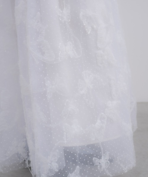 idem（イデム）の「volume tulle butterfly dot skirt / バタフライドットチュールボリュームスカート（スカート・レディース・アイボリー・フリー/SMALL）」の10枚目の写真