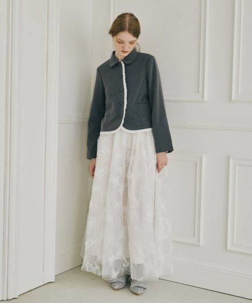 idem（イデム）の「volume tulle butterfly dot skirt / バタフライドットチュールボリュームスカート（スカート・レディース・アイボリー・フリー/SMALL）」の12枚目の写真