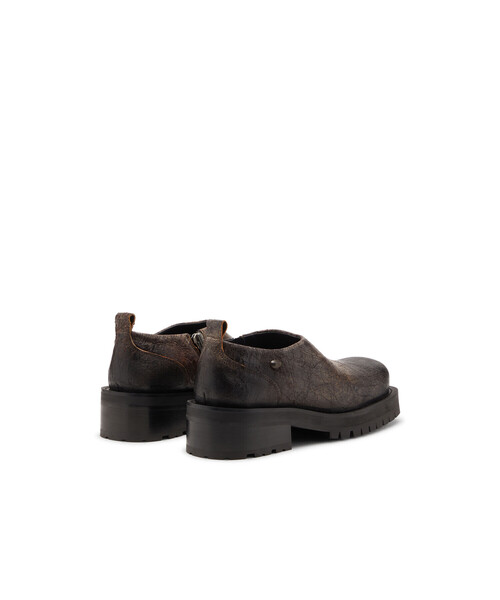 DIESEL(ディーゼル)の「メンズ クロッグシューズ TEXAN D-TEXAN CLOG(モカシン/デッキシューズ・メンズ・ダークブラウン・44/42/43/41)」の2枚目の写真
