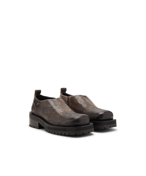 DIESEL(ディーゼル)の「メンズ クロッグシューズ TEXAN D-TEXAN CLOG(モカシン/デッキシューズ・メンズ・ダークブラウン・44/42/43/41)」の5枚目の写真