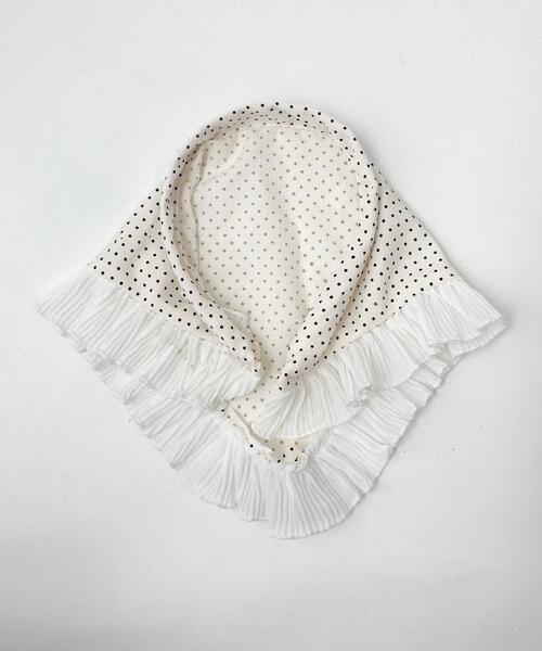 WEGO(ウィゴー)の「WEGO/ドットフリルバブーシュカカチューシャ(カチューシャ・レディース・サックスブルー/ホワイト・FREE)」の6枚目の写真