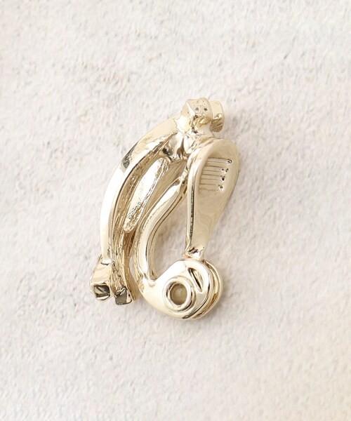 grove（グローブ）の「【痛くなりにくい】エポビジューイヤ（イヤリング・レディース・グレー/アイボリー/ベビーピンク・00）」の6枚目の写真