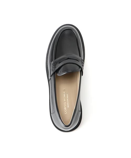 CORSO ROMA，9（コルソローマ）の「CORSO ROMA9/コルソローマ ノーヴェ ボリュームローファー（ローファー・レディース・ブラック・36/37/38/39）」の10枚目の写真