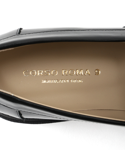 CORSO ROMA，9（コルソローマ）の「CORSO ROMA9/コルソローマ ノーヴェ ボリュームローファー（ローファー・レディース・ブラック・36/37/38/39）」の13枚目の写真