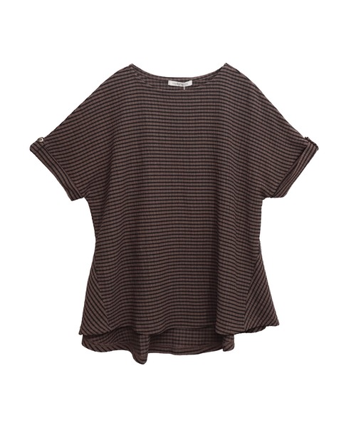 libelle more（リベル モア）の「シャーリングバックフレアトップス（Tシャツ/カットソー・レディース・オフホワイト/ブラウン系その他/ブラック/ホワイト系その他・M）」の19枚目の写真