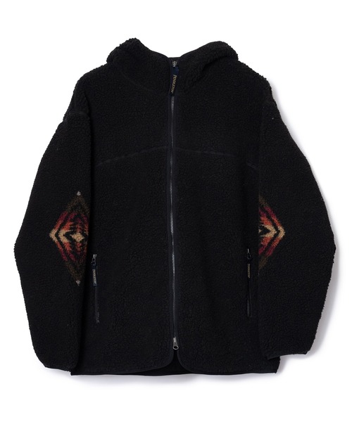 ペンドルトン アウター(メンズ) ボアジャガードジップフーディ  M  ブラックハーディング PENDLETON/ペンドルトン ボアジャガードジップフーディ（その他