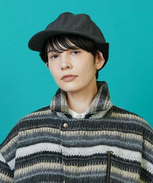 FRAPBOIS（フラボア）の「イヤーフラップ キャップ（キャップ・レディース・チャコールグレー・FREE）」の7枚目の写真