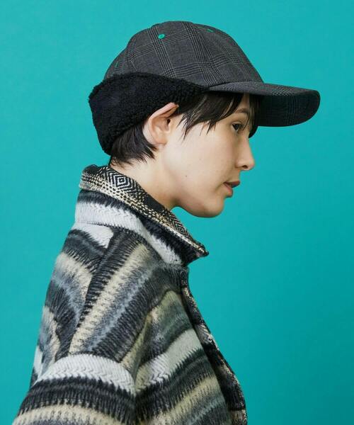 FRAPBOIS（フラボア）の「イヤーフラップ キャップ（キャップ・レディース・チャコールグレー・FREE）」の8枚目の写真