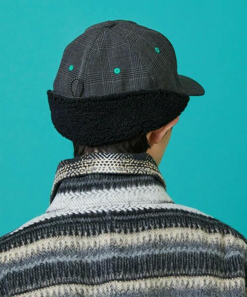 FRAPBOIS（フラボア）の「イヤーフラップ キャップ（キャップ・レディース・チャコールグレー・FREE）」の3枚目の写真