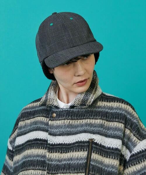 FRAPBOIS（フラボア）の「イヤーフラップ キャップ（キャップ・レディース・チャコールグレー・FREE）」の4枚目の写真