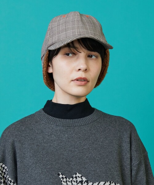 FRAPBOIS(フラボア)の「イヤーフラップ キャップ(キャップ・レディース・チャコールグレー・FREE)」の15枚目の写真