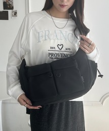 ダブルポケットボディバッグ ショルダーバッグ