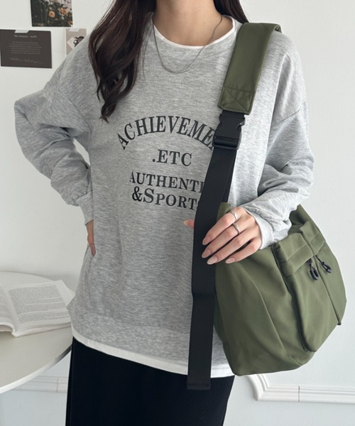 wears(ウェアーズ)の「ダブルポケットボディバッグ ショルダーバッグ(ボディバッグ/ウエストポーチ・レディース・ホワイト/ベージュ/ブラック/カーキ・FREE)」の17枚目の写真